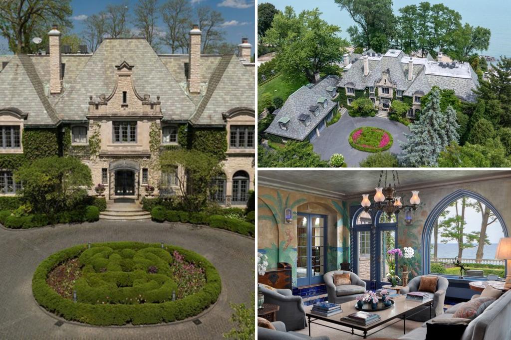 This massive Lake Michigan mansion is asking $35 million — the most expensive home for sale in its state