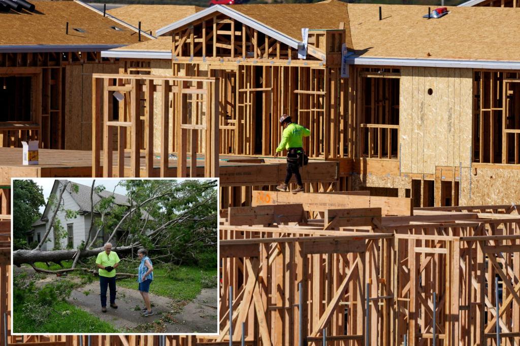 New home construction falls for 5th consecutive month despite falling mortgage rates